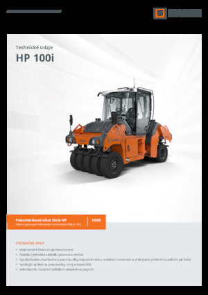 Катки на гумових колесах Hamm HP 100i