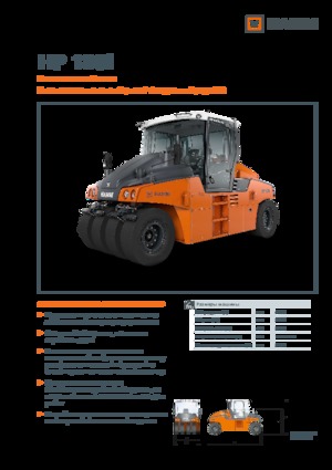 Катки на гумових колесах Hamm HP 180i