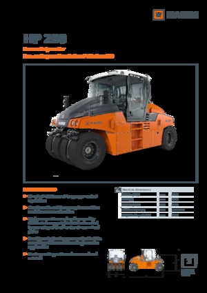 Катки на гумових колесах Hamm HP 280