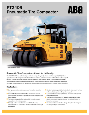 Катки на гумових колесах Volvo PT240R