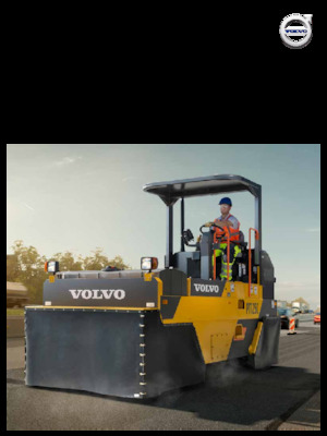 Катки на гумових колесах Volvo PT125C 