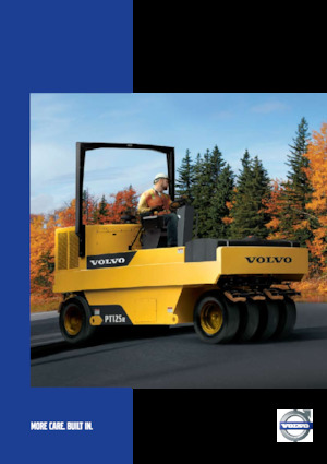 Катки на гумових колесах Volvo PT125R