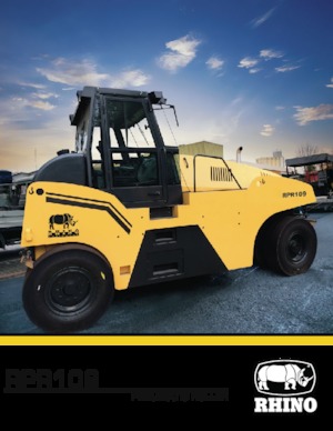 Катки на гумових колесах RHINO RPR109