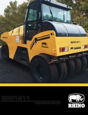 Катки на гумових колесах RHINO RPR1611