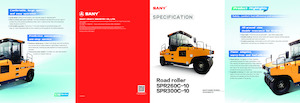 Катки на гумових колесах Sany SPR300C-10