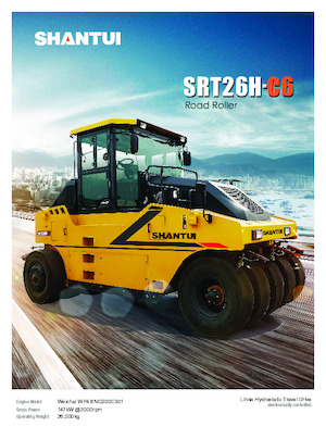 Катки на гумових колесах Shantui SRT26H-C6 