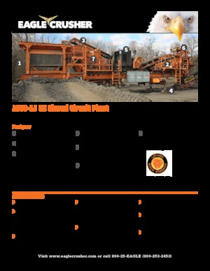 Установки для переробки щебеню Eagle Crusher 1000-15 CC