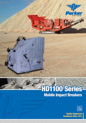 Установки для переробки щебеню Parker 1110 HD