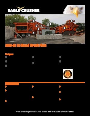 Установки для переробки щебеню Eagle Crusher 1200-25 CC