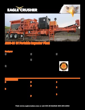 Установки для переробки щебеню Eagle Crusher 1200-25 CV