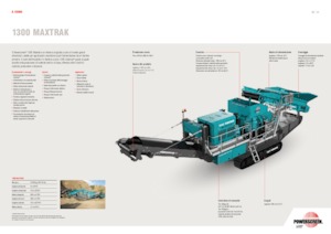 Установки для переробки щебеню Powerscreen 1300 Maxtrak