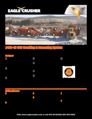 Установки для переробки щебеню Eagle Crusher 1400-45 CVS