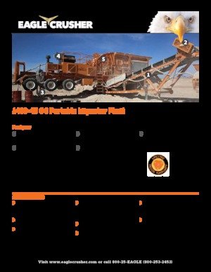 Установки для переробки щебеню Eagle Crusher 1400-45 OC