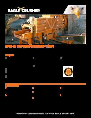 Установки для переробки щебеню Eagle Crusher 1600-69 OC