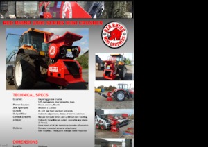 Установки для переробки щебеню Red Rhino 2000 series