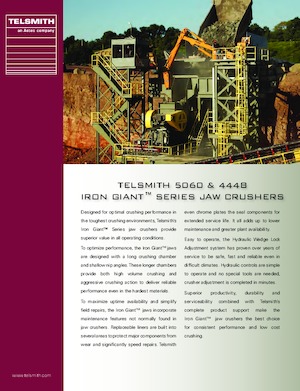 Установки для переробки щебеню Telsmith 4448
