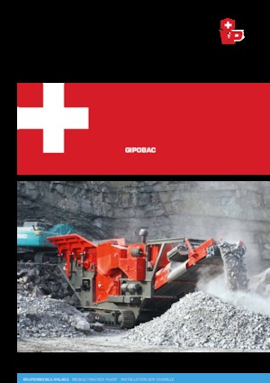 Установки для переробки щебеню Gipo B 1410 FDR