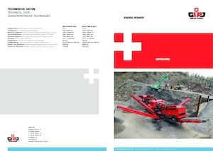 Установки для переробки щебеню Gipo B4 GIGA