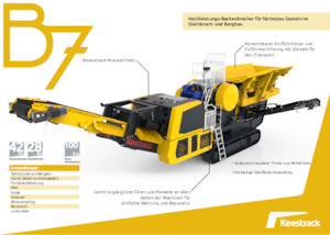 Установки для переробки щебеню Keestrack B7