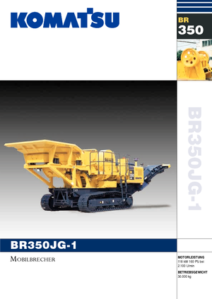 Установки для переробки щебеню Komatsu BR350JG