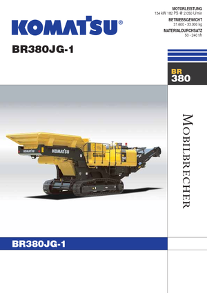 Установки для переробки щебеню Komatsu BR380JG