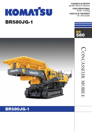 Установки для переробки щебеню Komatsu BR580JG-1