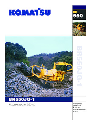 Установки для переробки щебеню Komatsu BR550JG-1