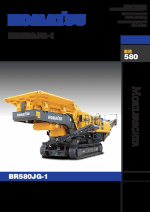 Установки для переробки щебеню Komatsu BR580JG-1