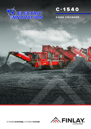 Установки для переробки щебеню Finlay C-1540 Electric