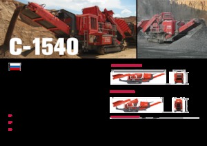 Установки для переробки щебеню Terex-Finlay C 1540 P