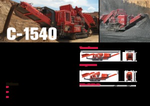 Установки для переробки щебеню Terex-Finlay C 1540