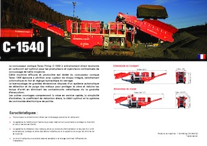 Установки для переробки щебеню Terex-Finlay C 1540