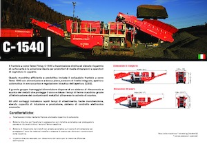 Установки для переробки щебеню Terex-Finlay C 1540
