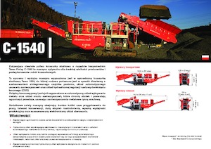 Установки для переробки щебеню Terex-Finlay C 1540