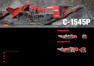 Установки для переробки щебеню Terex-Finlay C 1545 P