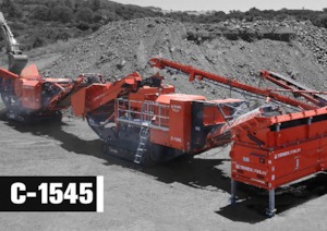 Установки для переробки щебеню Terex-Finlay C 1545