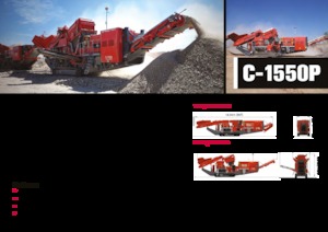 Установки для переробки щебеню Terex-Finlay C 1550 P