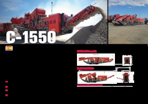 Установки для переробки щебеню Terex-Finlay C 1550