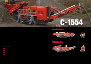 Установки для переробки щебеню Terex-Finlay C 1554