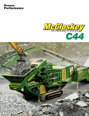 Установки для переробки щебеню McCloskey C44