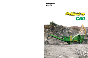 Установки для переробки щебеню McCloskey C50