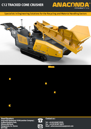Установки для переробки щебеню Anaconda C12