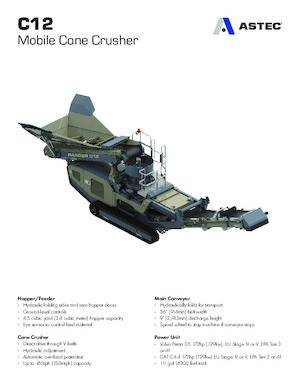 Установки для переробки щебеню Astec C12