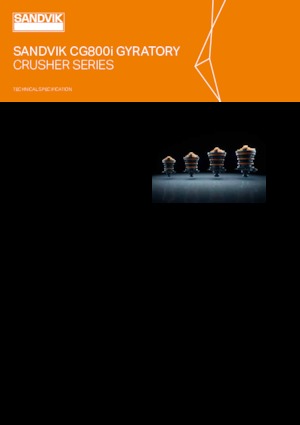 Установки для переробки щебеню Sandvik CG820