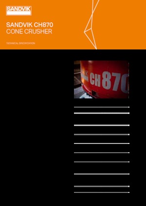 Установки для переробки щебеню Sandvik CH870