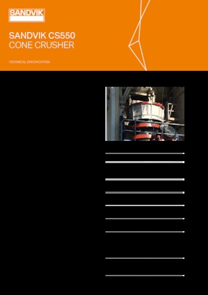 Установки для переробки щебеню Sandvik CS550