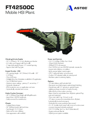 Установки для переробки щебеню Astec FT4250
