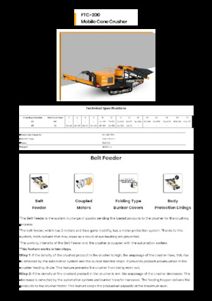 Установки для переробки щебеню FABO FTC-200