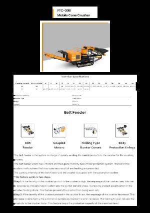 Установки для переробки щебеню FABO FTC-300