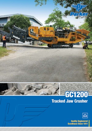 Установки для переробки щебеню Parker GC1200